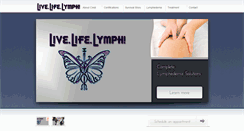 Desktop Screenshot of livelifelymph.com
